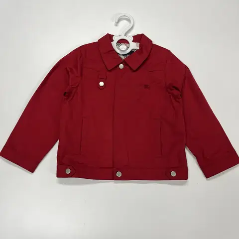 100 버버리 키즈 레드 집업