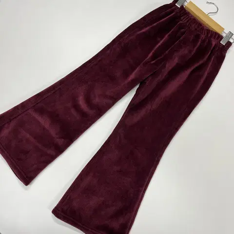 140 버건디 밍크기모 부츠컷