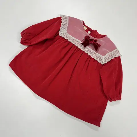 Xs 75-80 꽁떼레베 코듀로이 원피스