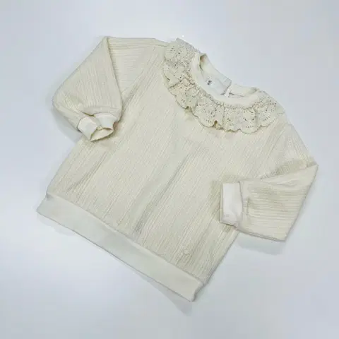 90추천 아가방 프릴 맨투맨