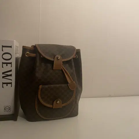 CELINE / 빈티지 셀린느 브라운 마카담 백팩