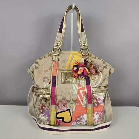 COACH 코치 Poppy bag 파피 퍼피 포피 한정판 가방 백 정품