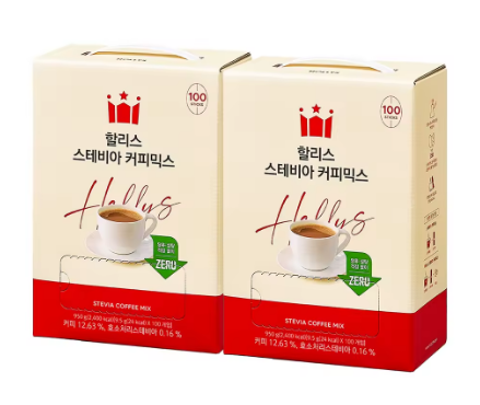 할리스 스테비아 커피믹스 100T 2개 (200T)