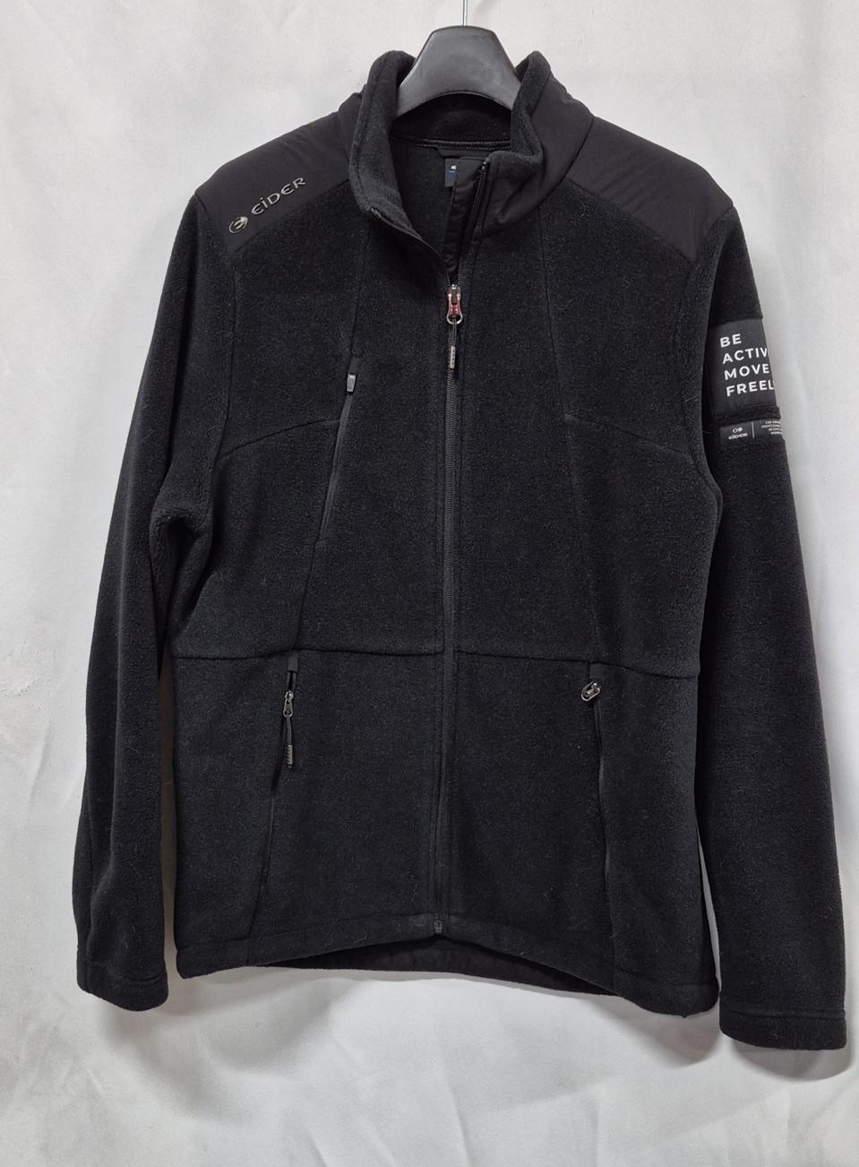 아이더 블랙 플리스 자켓 XL