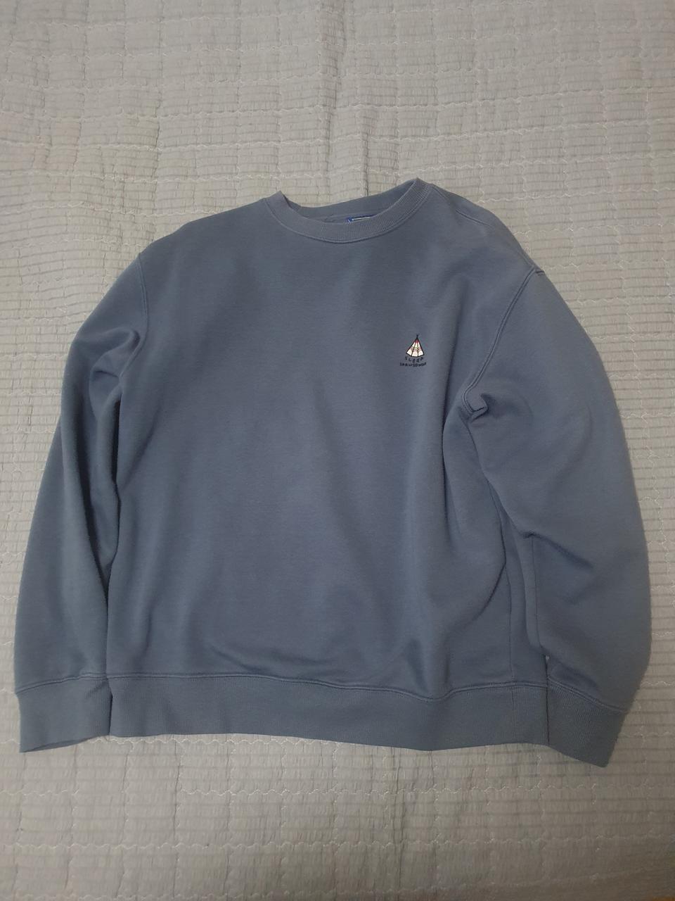 AND Z 하늘색 맨투맨 티셔츠 100