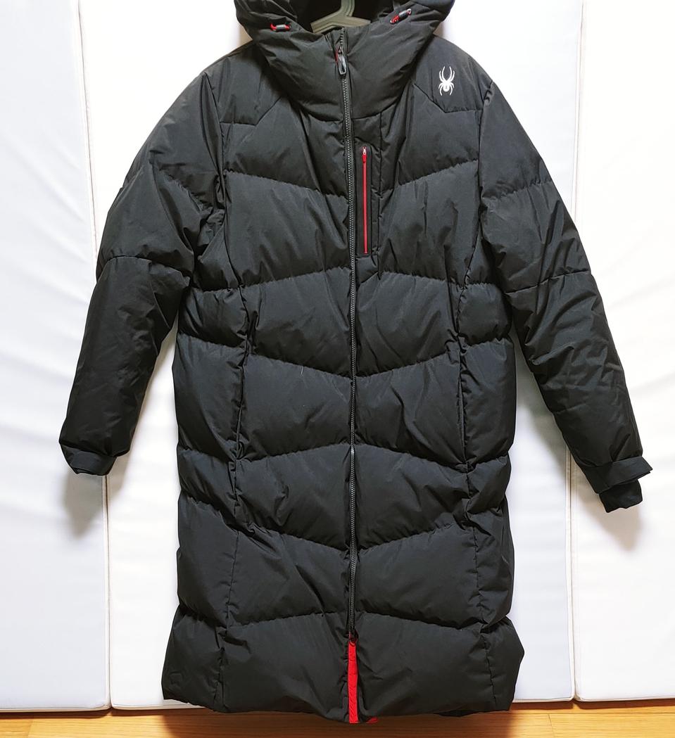 [XL] 스파이더 덕다운 롱패딩점퍼 블랙1332