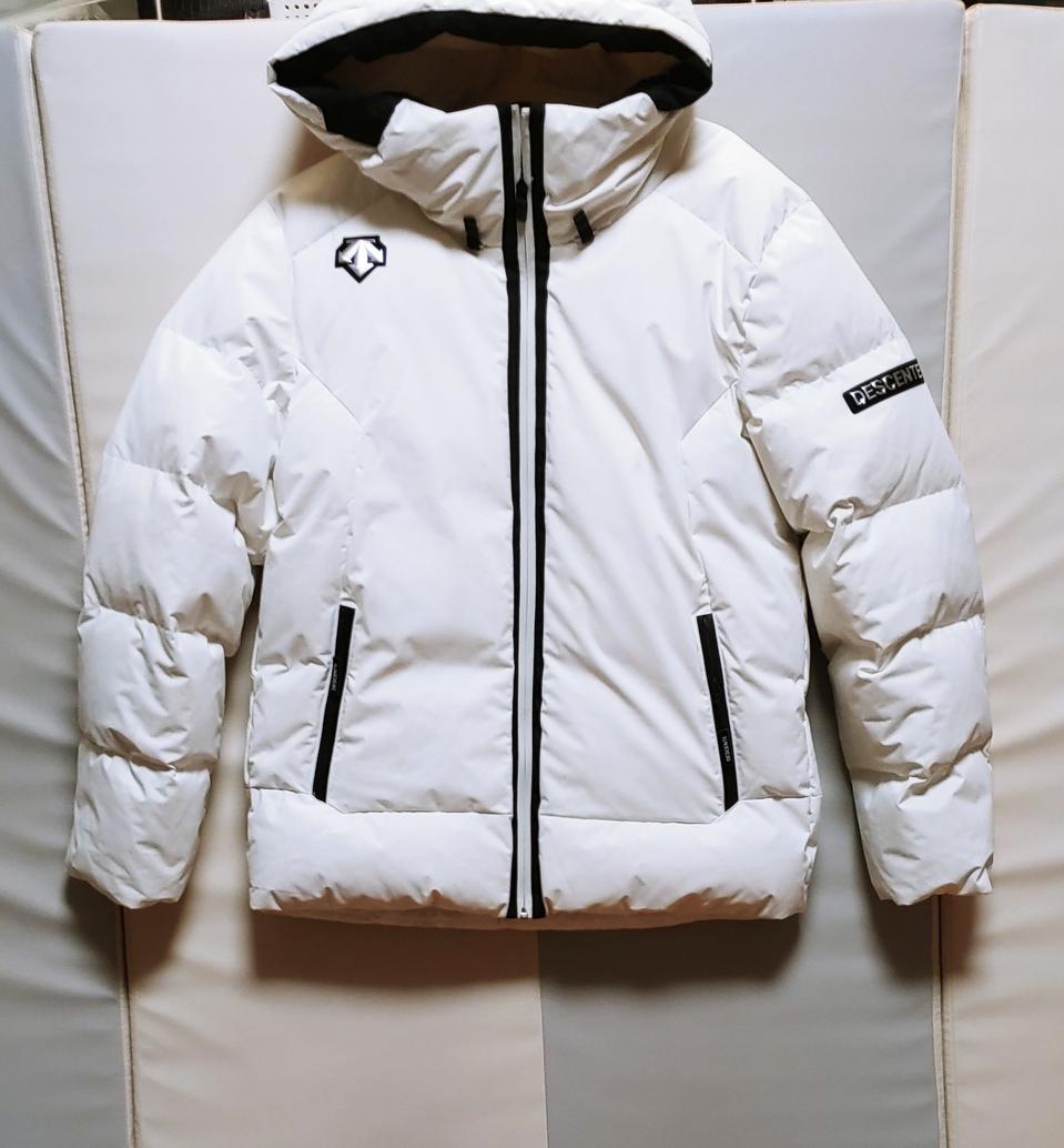 [L] 데상트 덕다운 패딩점퍼 화이트1344