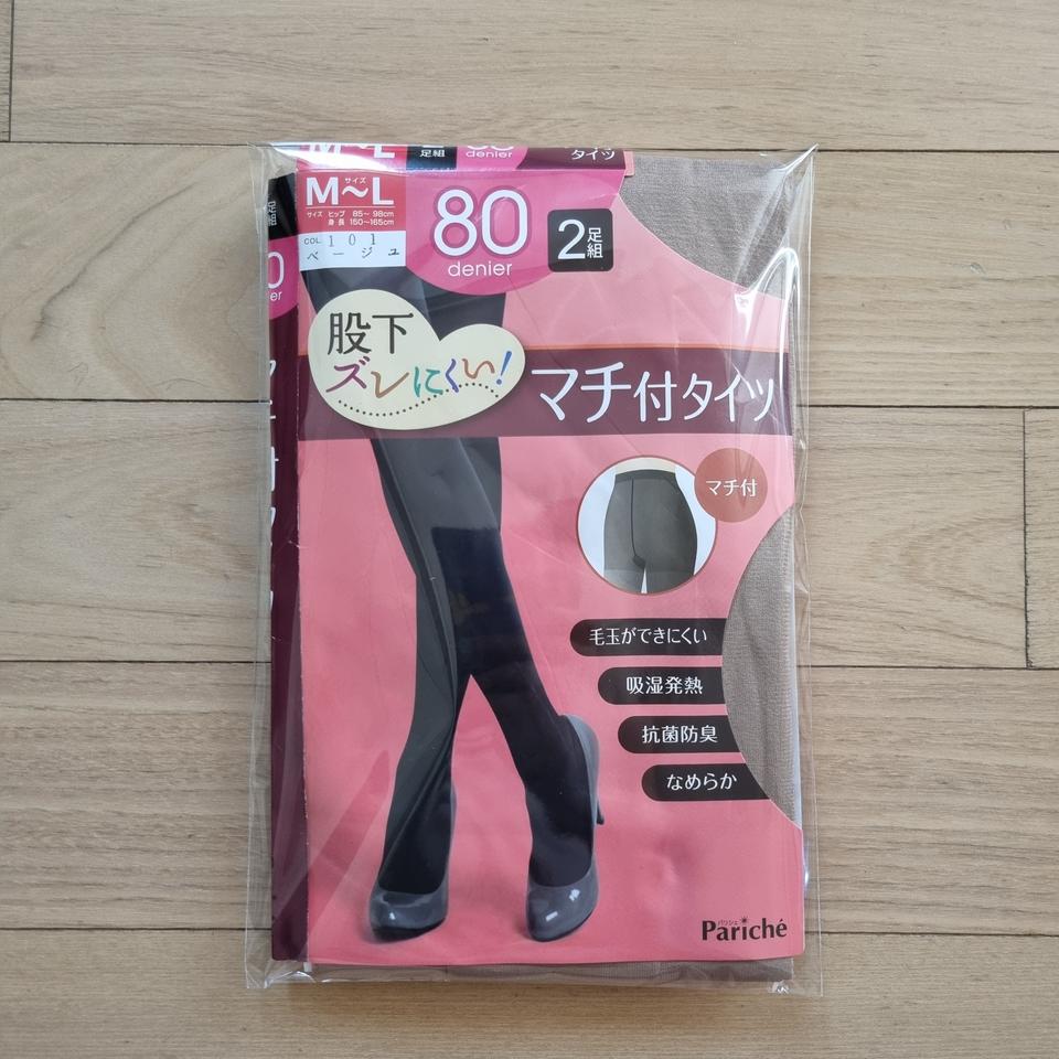 일본수입 파리체 팬티스타킹 타이즈 80데니아 2장일괄