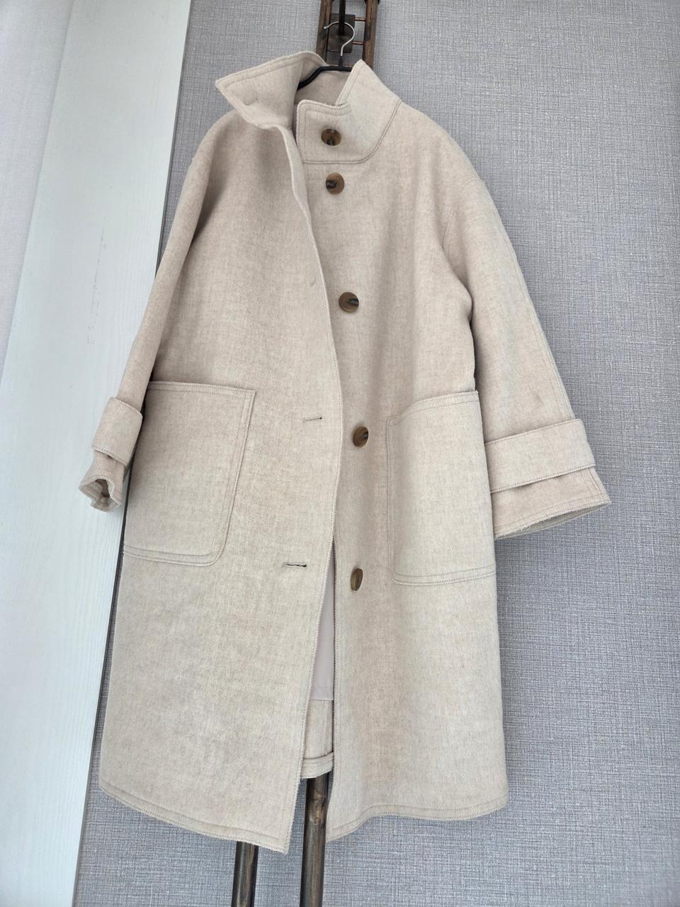 KYUNGWON 울90% 롱코트