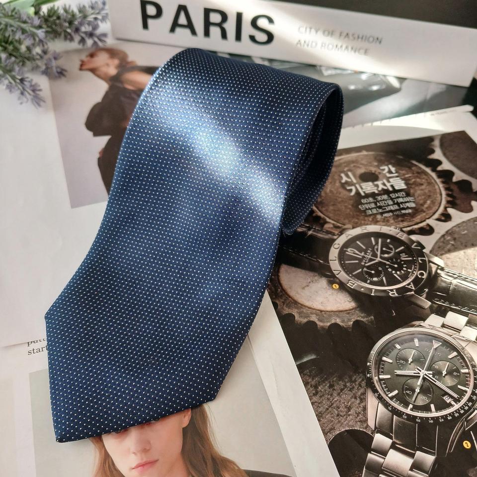 해켓 런던 실크 마이크로 도트 넥타이 8.5cm A등급 A19062