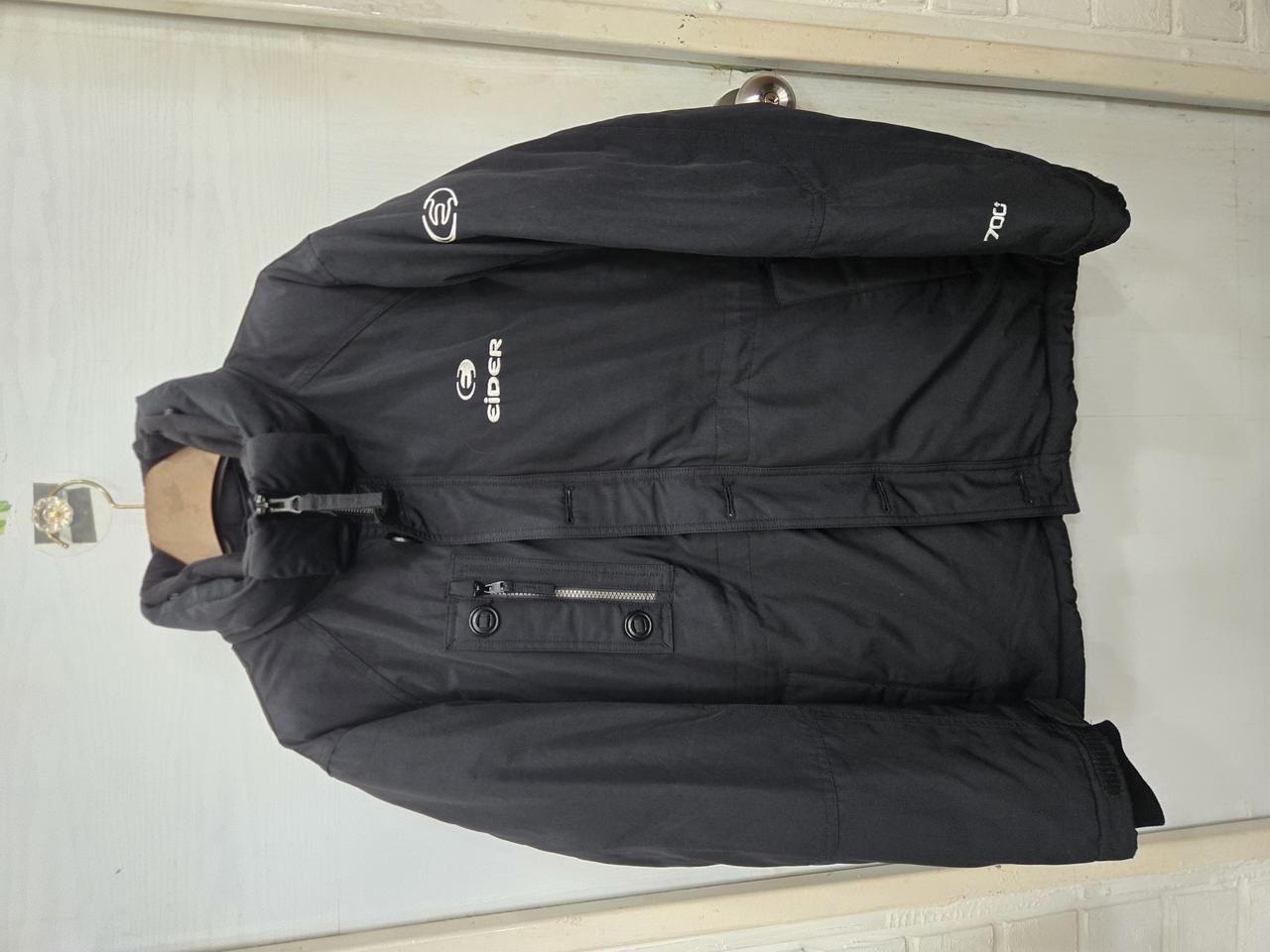 M,95)) EiDER 아이더 700 패딩! 블랙 & 화이트! 상태굿~