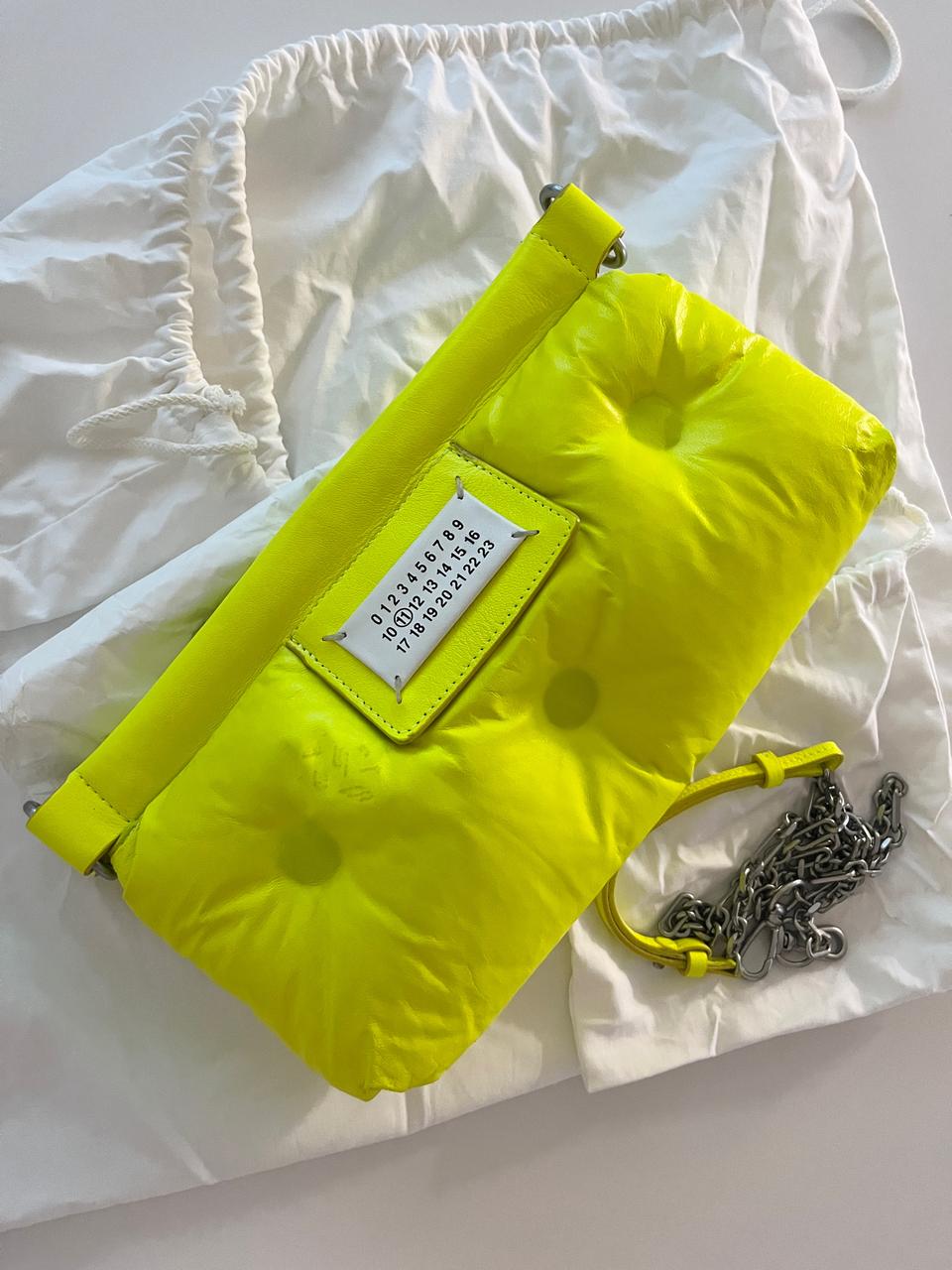 정품 메종마르지엘라 글램슬램 체인백