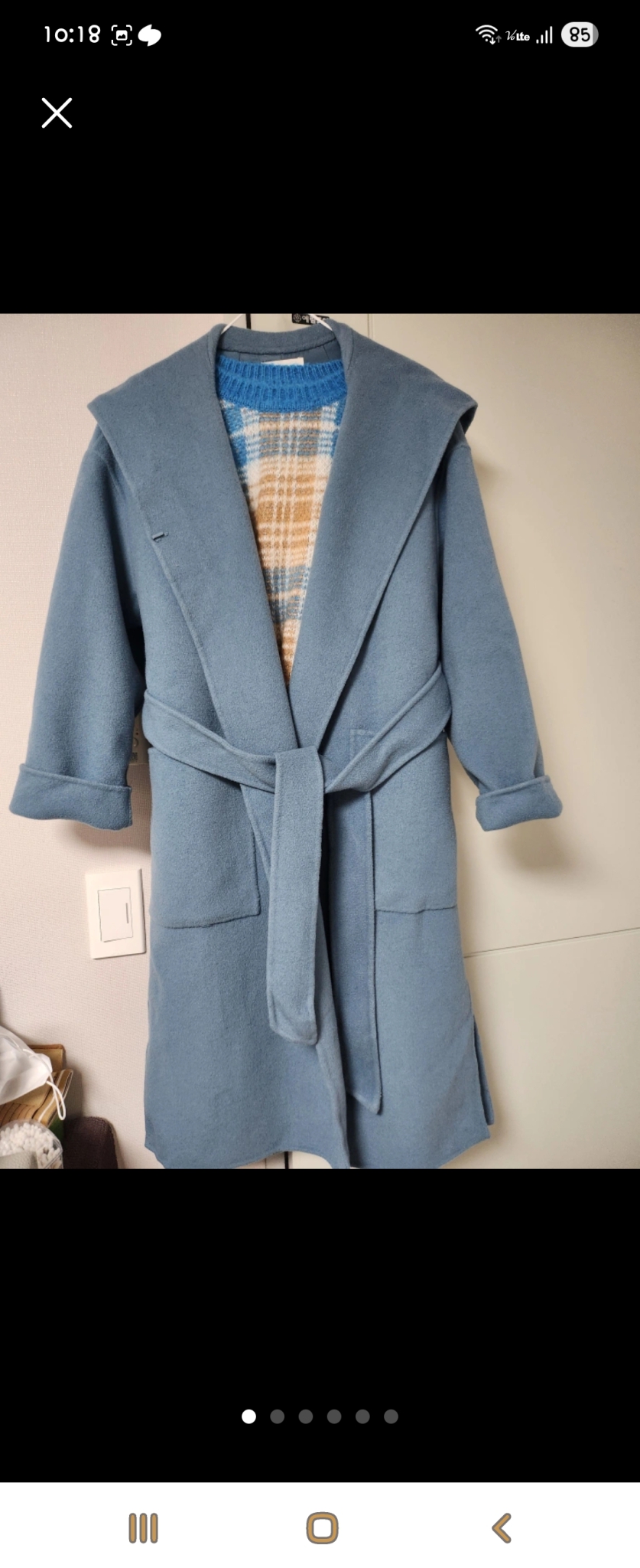 리스트 케시미어 롱코트