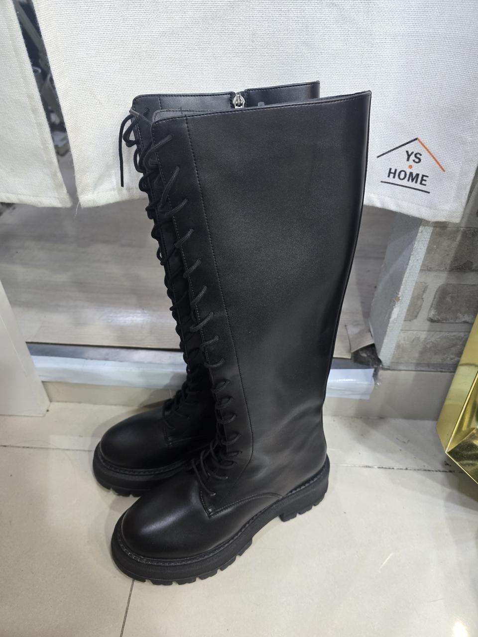 엘칸토 블랙  롱부츠240 미사용