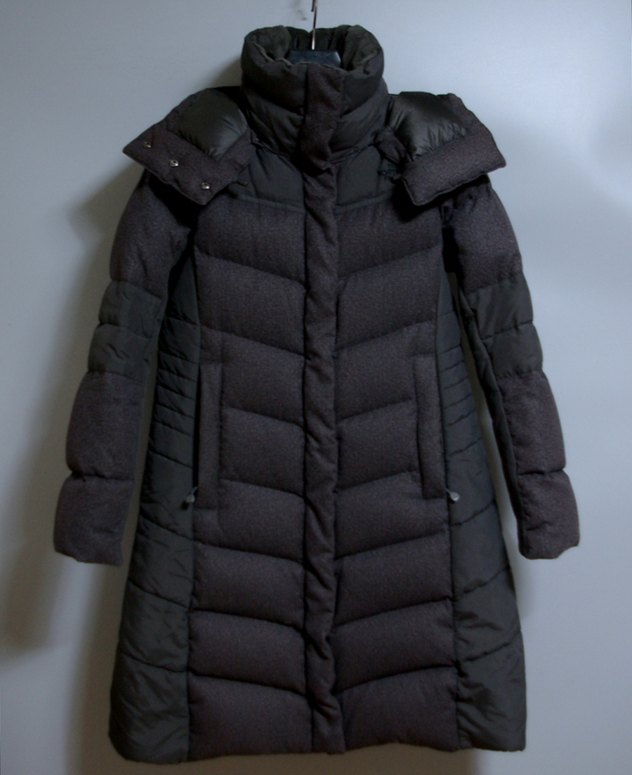 노스페이스 여성 구스다운 롱패딩 90