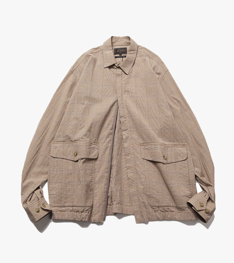 빔즈플러스 시어서커 블루종