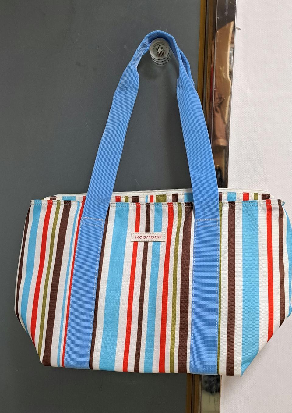 "koomoon" 스트라이프 (보냉 토트백)