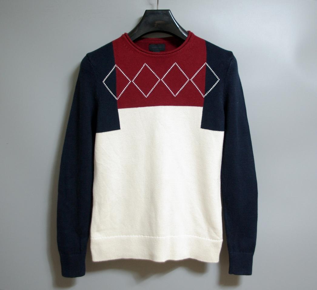 잭앤존스 라운드 니트 S