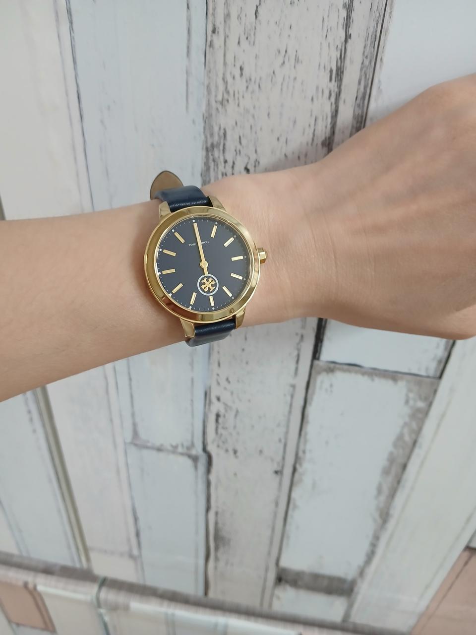 거의새것) 정품 토리버치 금장시계 네이비컬러8만원 깔끔 정가48만