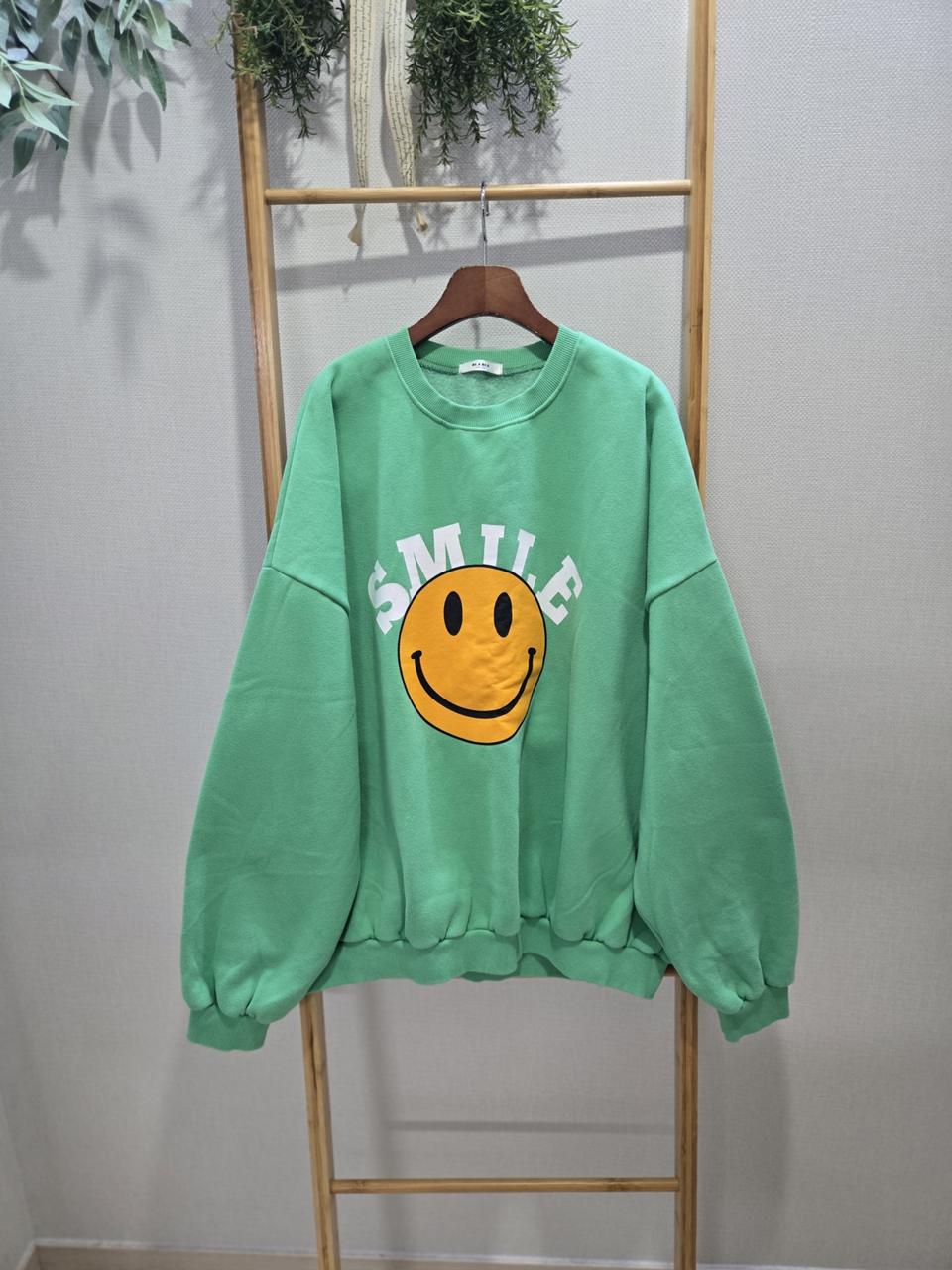 스마일 빅사이즈 맨투맨