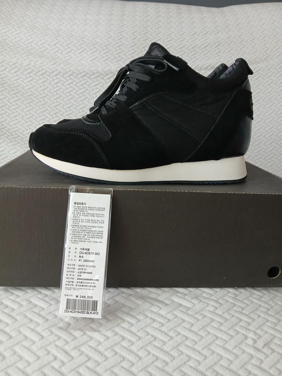 새상품)슈콤마보니운동화265(키높이5cm실측255~260)13만원정가24