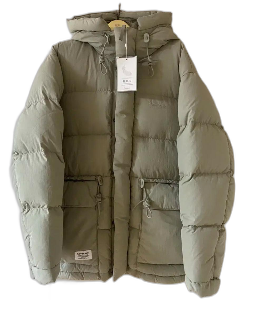커버낫 매장정품 구스다운 남성패딩 XL (105~110) 카키 새제품