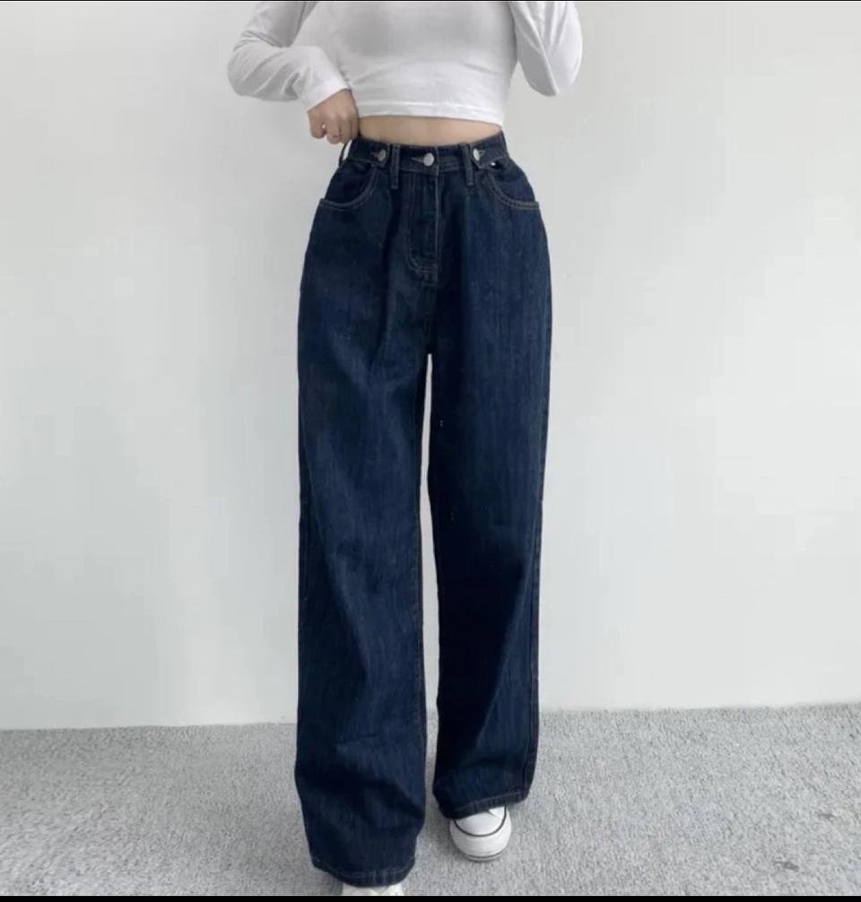 에이블리 생지 데님 청바지