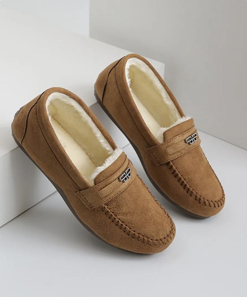 새상품 털안감 털부츠 로퍼 털신발 겨울로퍼