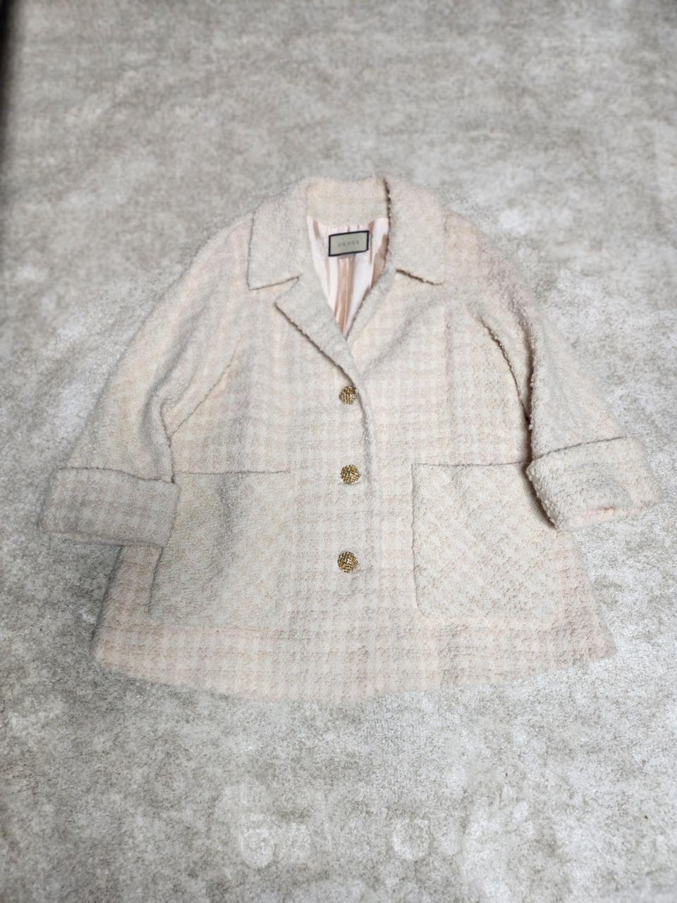 (매장판정품) 구찌 여성 울 트위드코트 40(55-66)