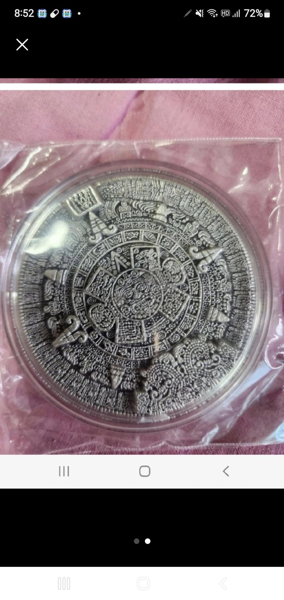 멕시코아즈텍태양의돌2온스