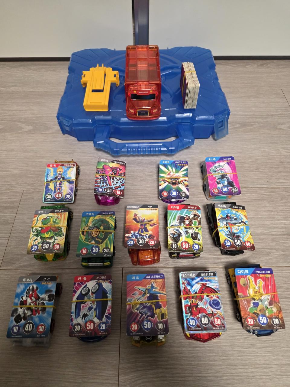 터닝메카드W-제트 등 14개+메카드 14장+자이언트 스타터(벨트클립)