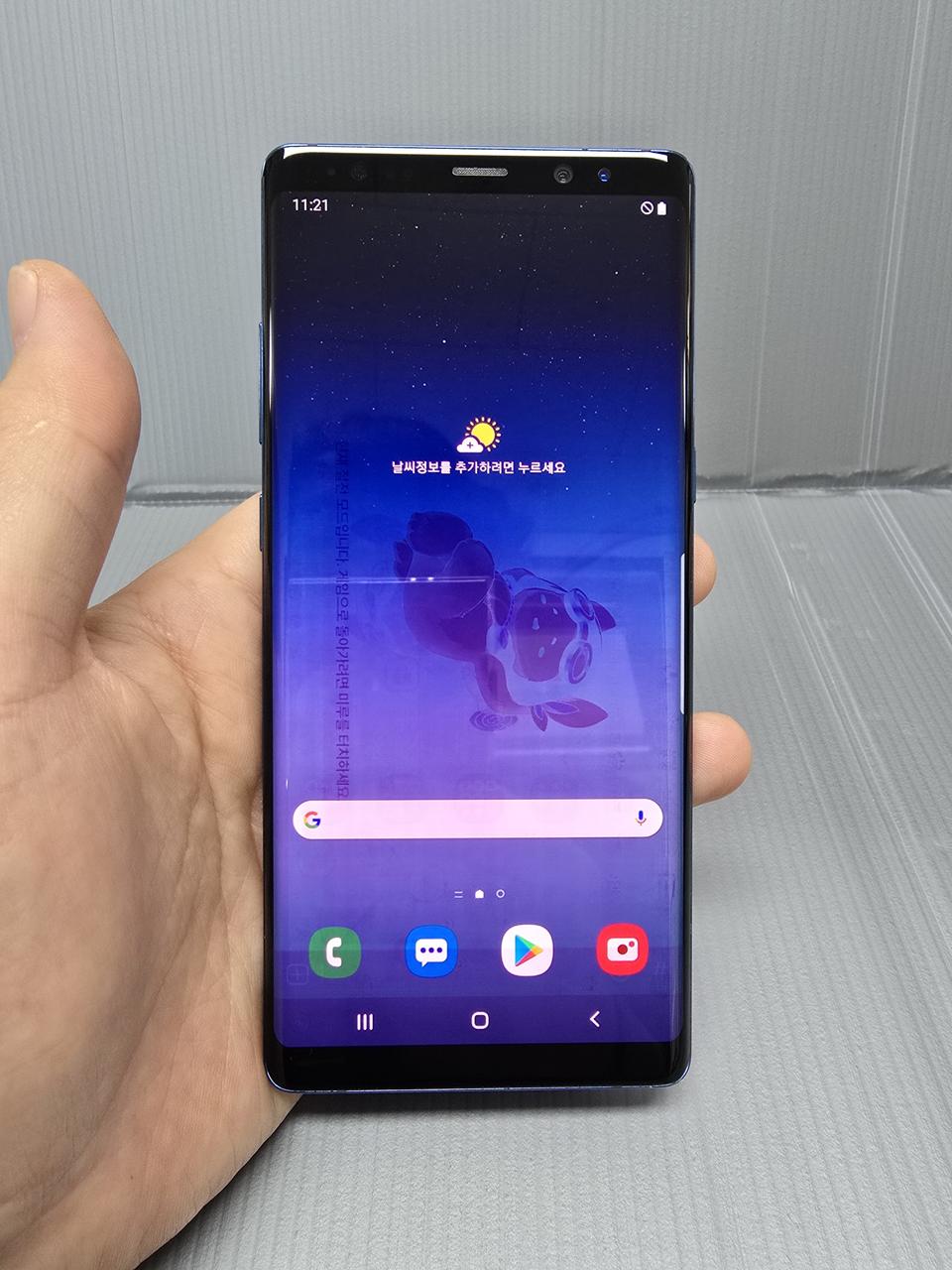 갤럭시노트8 64기가 블루 *게임네비배달대행용~/#3059