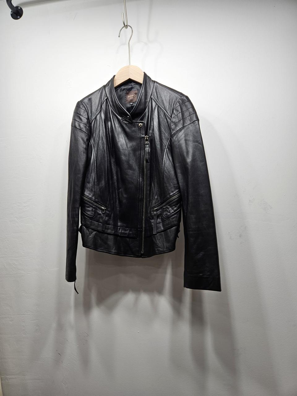 로보(ROBO)블랙 양가죽 라이더 자켓 66~77