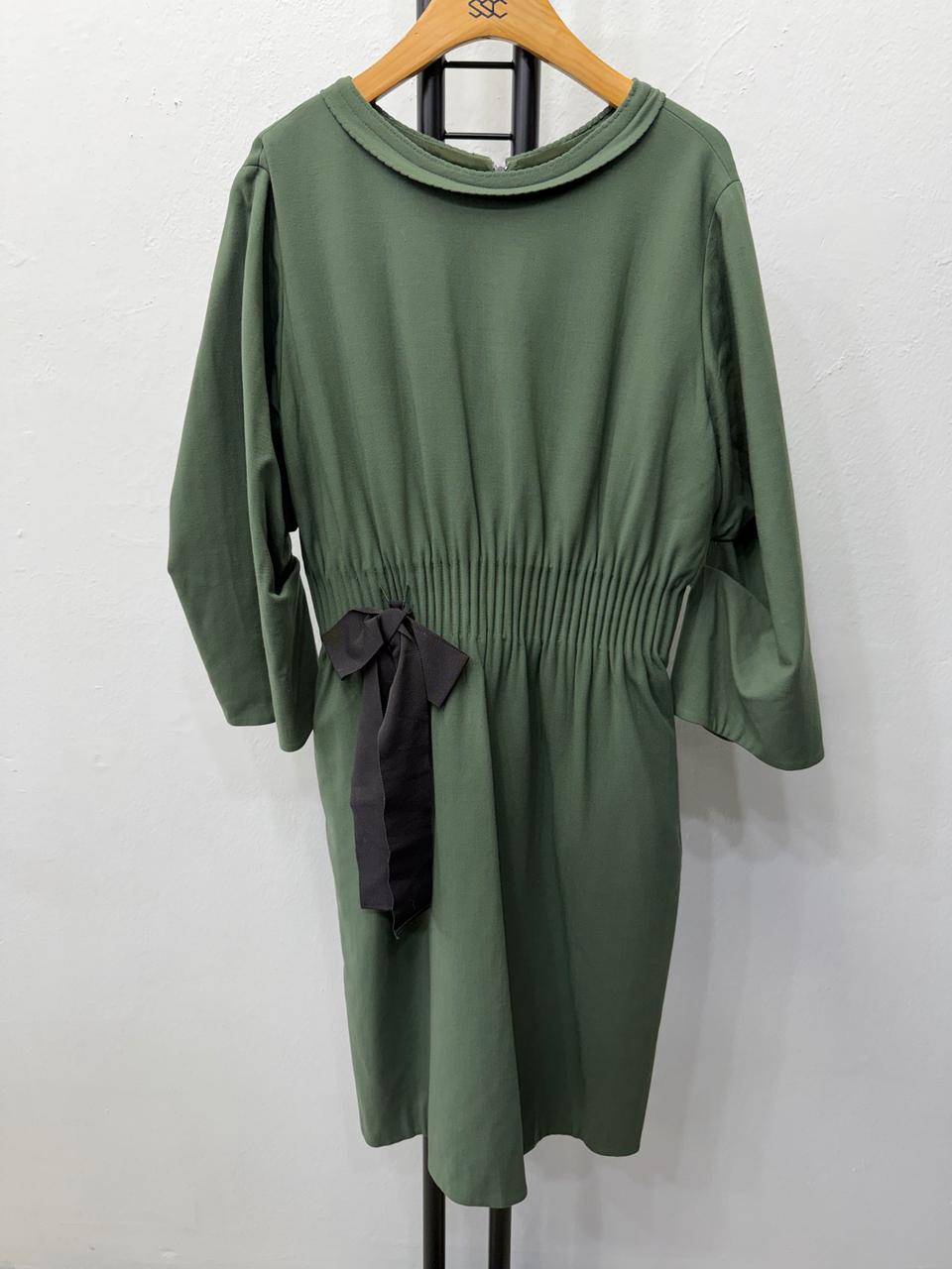 정품) MINE 마인 한섬 리본 장식 롱 원피스 82