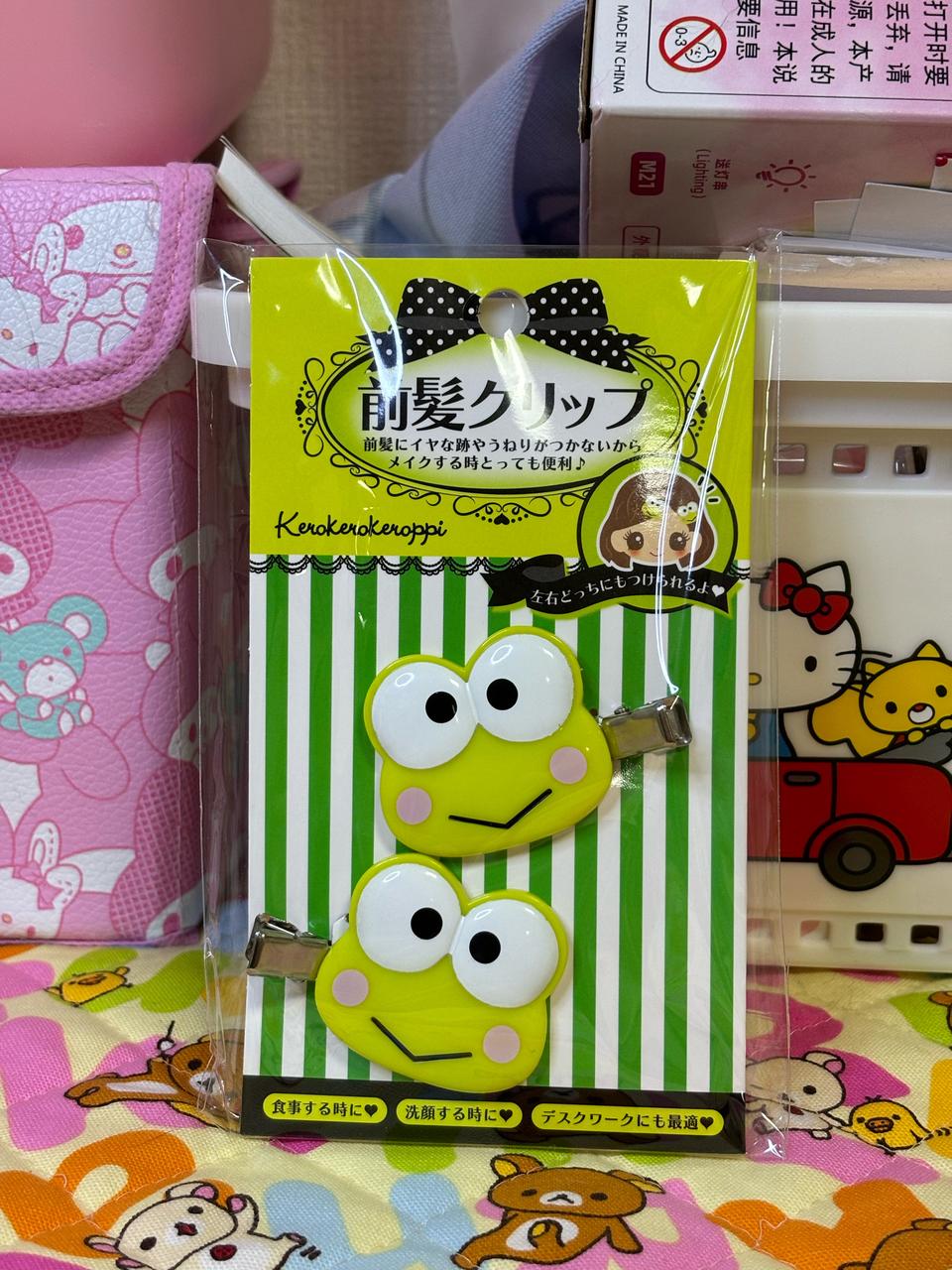 산리오 케로피 헤어핀 [일본정품 새상품]