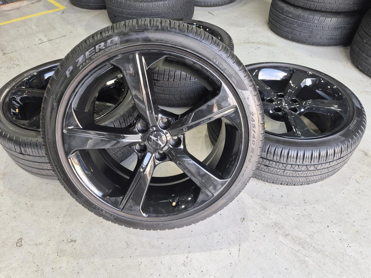 제네시스 G70 스포츠 19인치휠타이어