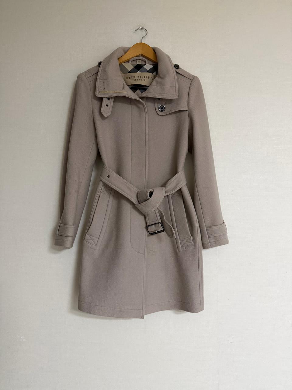 버버리 울 캐시미어 코트