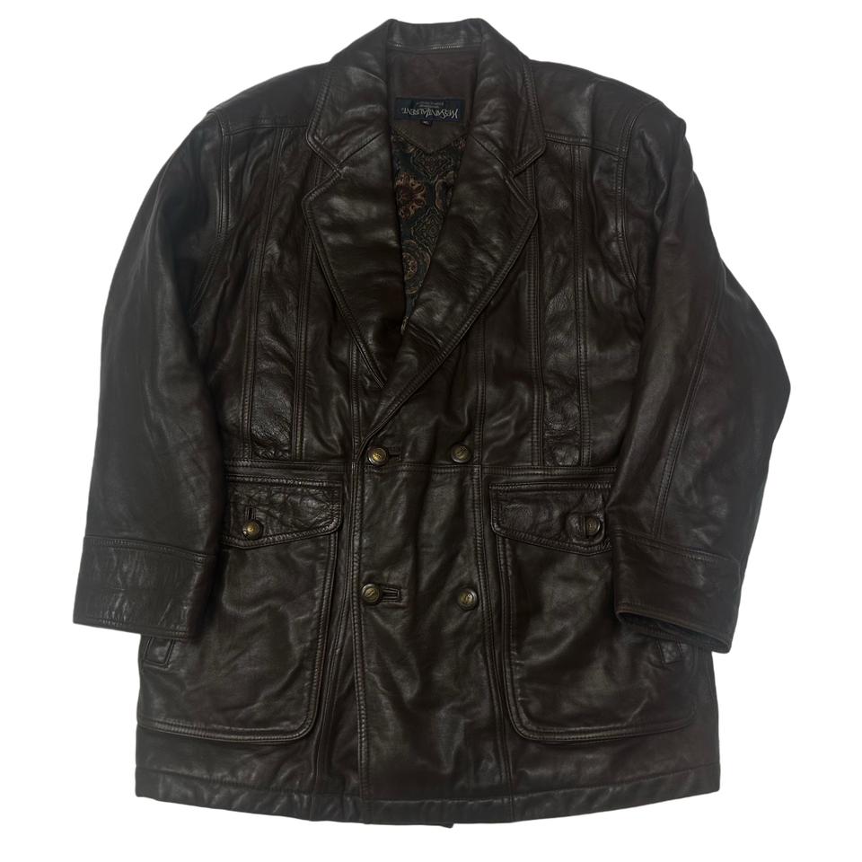 입생로랑 브라운 램스킨레더자켓 95