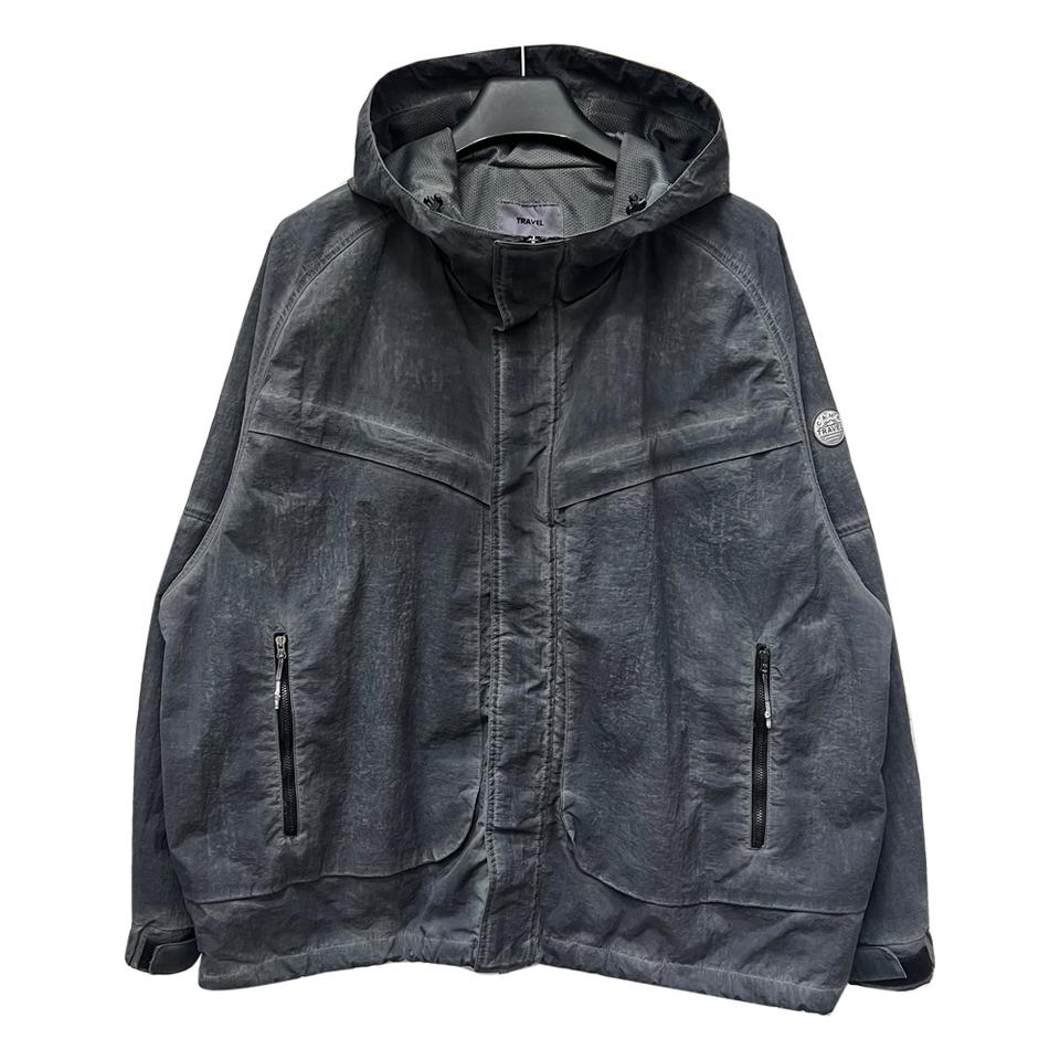 트래블 워시드 피그먼트 바람막이 자켓 L