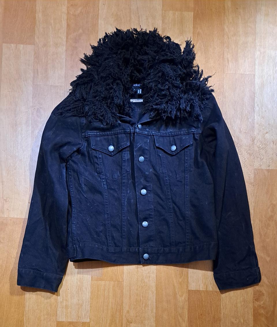 (무료배송)제임스딘 블랙 트러커 청자켓(L)