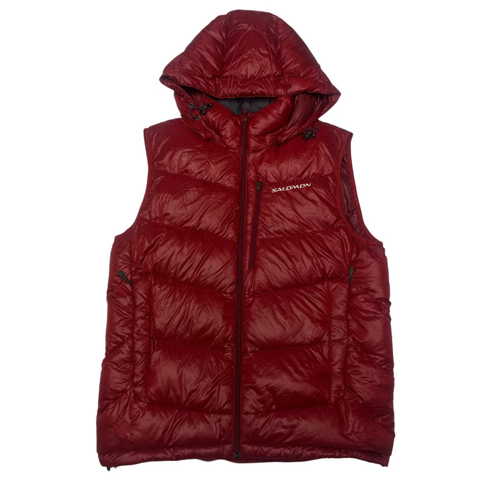 살로몬 레드 조끼패딩베스트 100