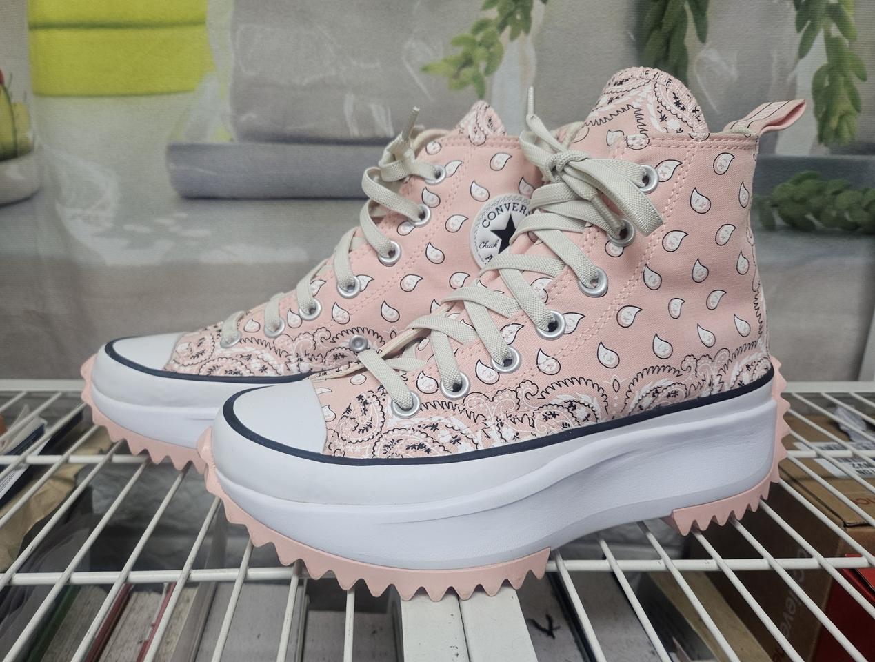 컨버스 220 하이크 페이즐리 스톰핑크 하이탑스니커즈 HD19