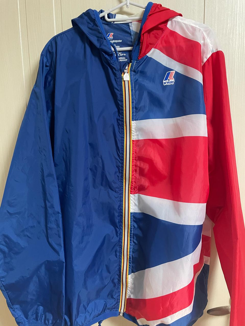 K-way 까웨 유니언잭 바람막이 L 사이즈