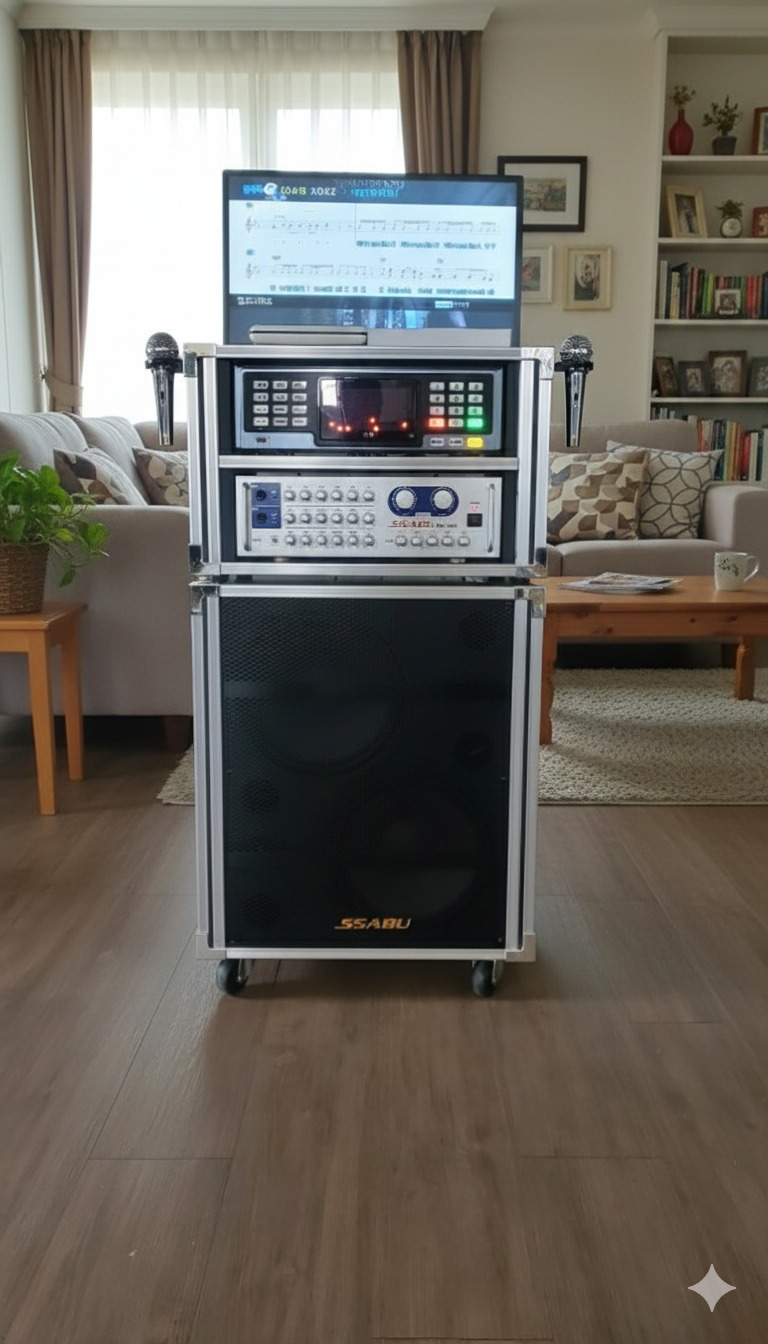 고급형 최신곡이동식노래방반주기세트