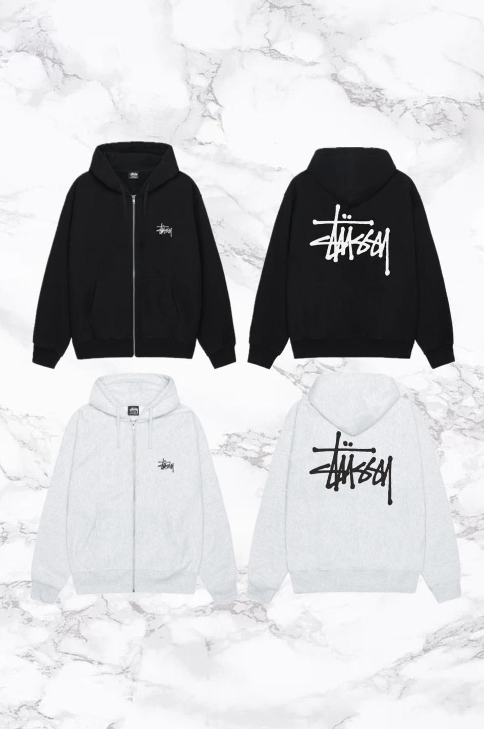 [마지막특가] 정품 스투시 베이직 후드집업