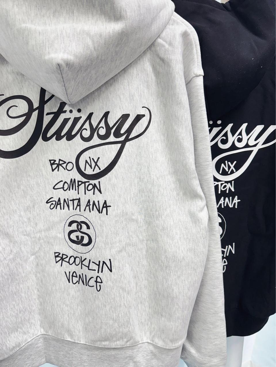 [마지막특가] 정품 스투시 월드투어 후드집업