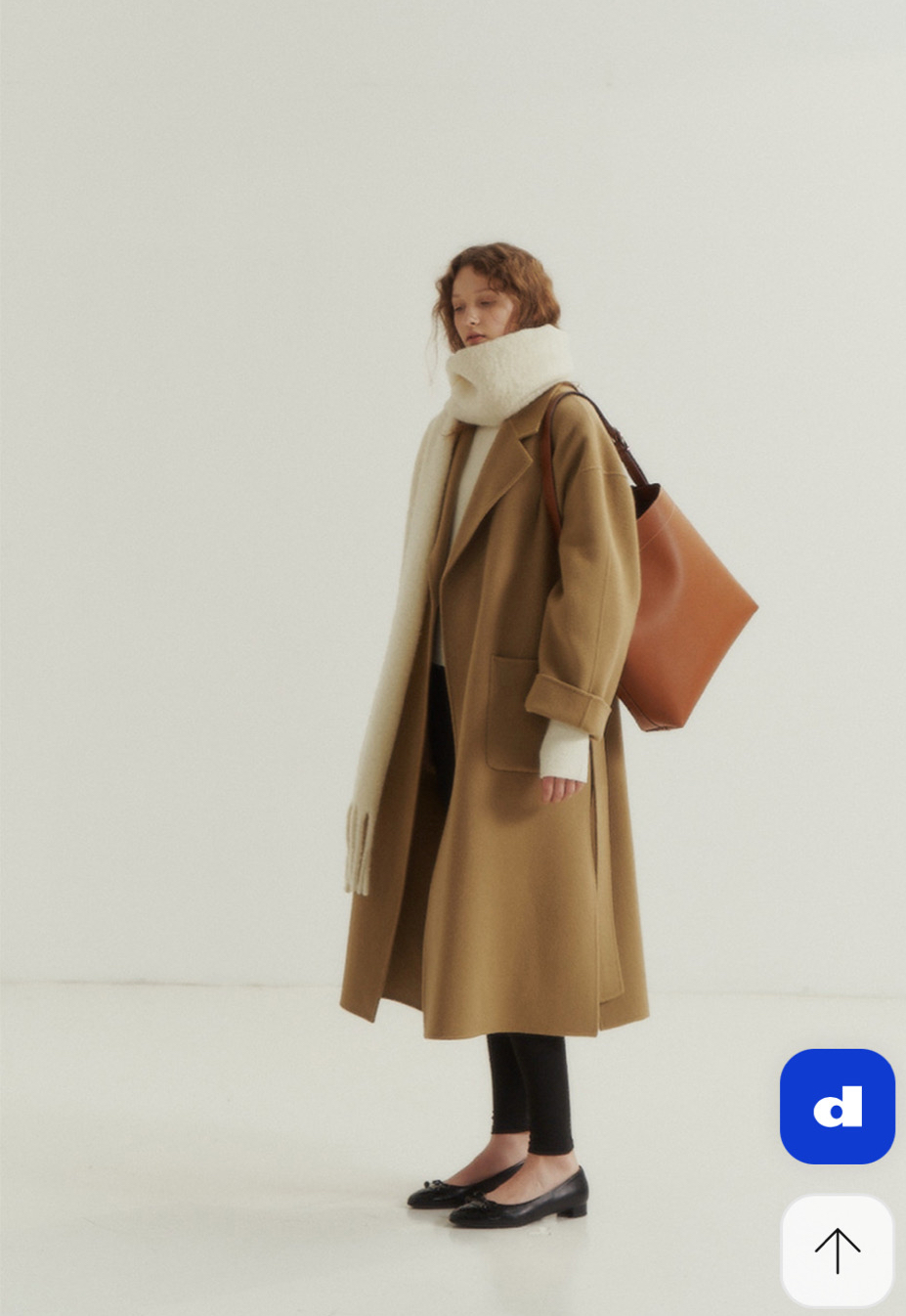 던스트] HANDMADE CASHMERE ROBE COAT