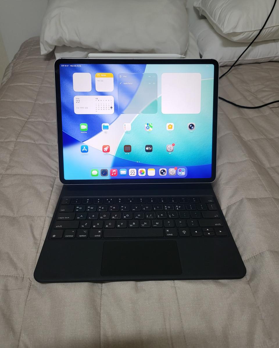 iPadPro3(12.9256G 셀룰러)+애플펜슬2+키보드