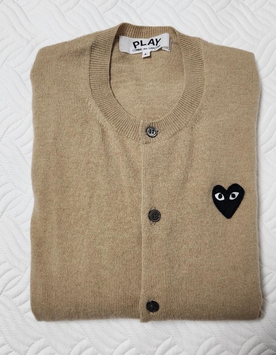 꼼데가르송 가디건