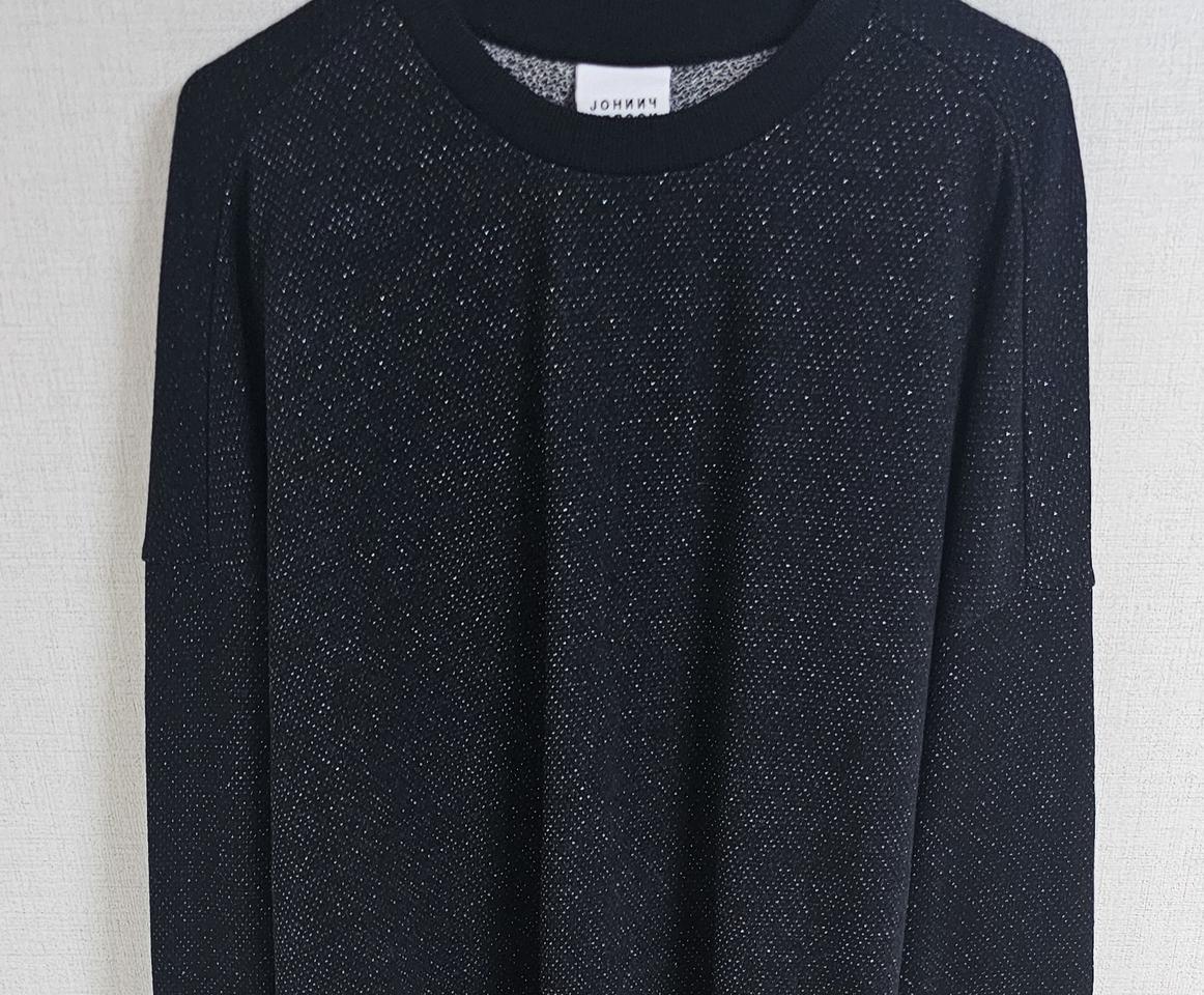 자니카슨/반짝이포인트쭈리맨투맨오버핏M